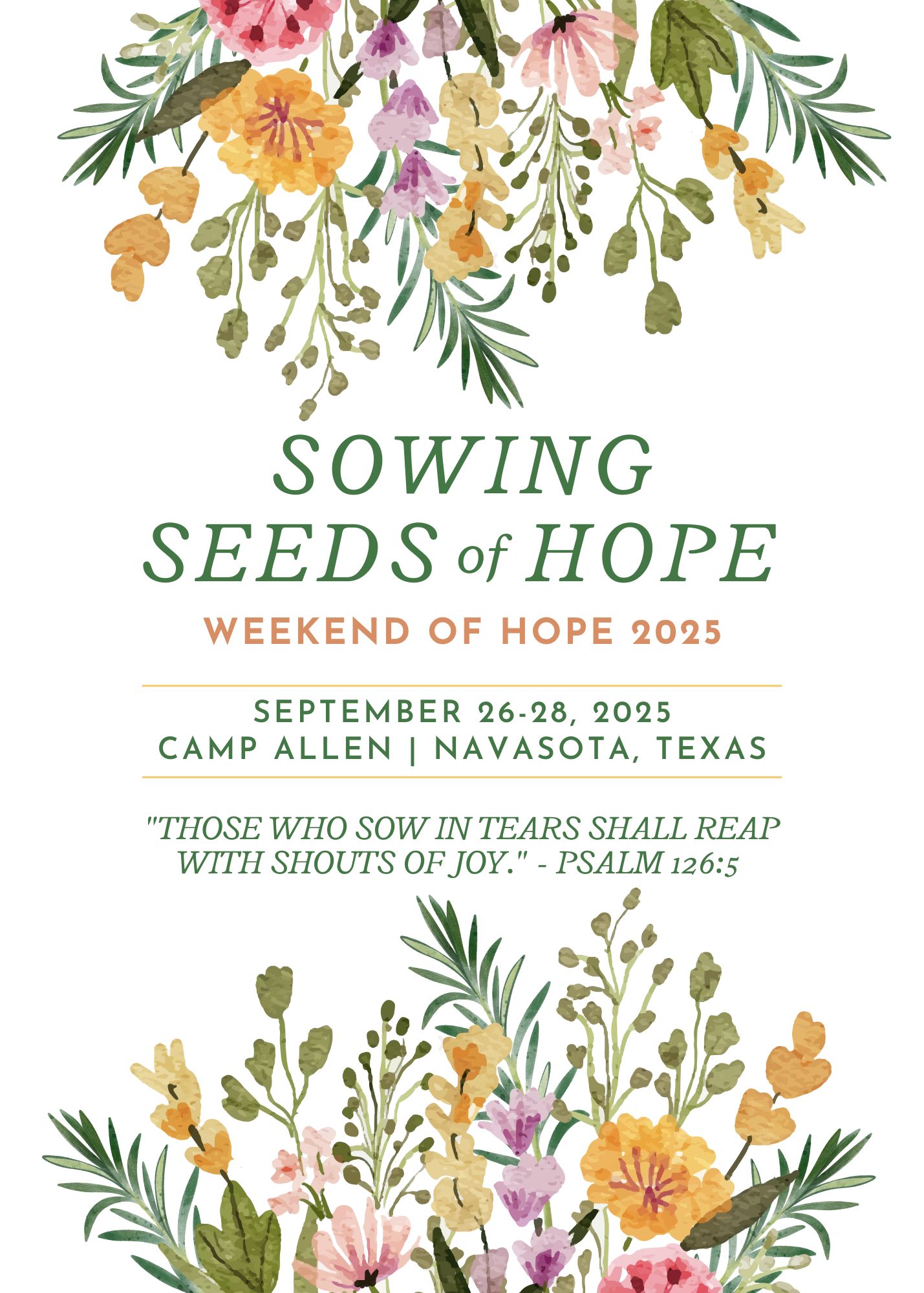 Weekend of Hope 2025