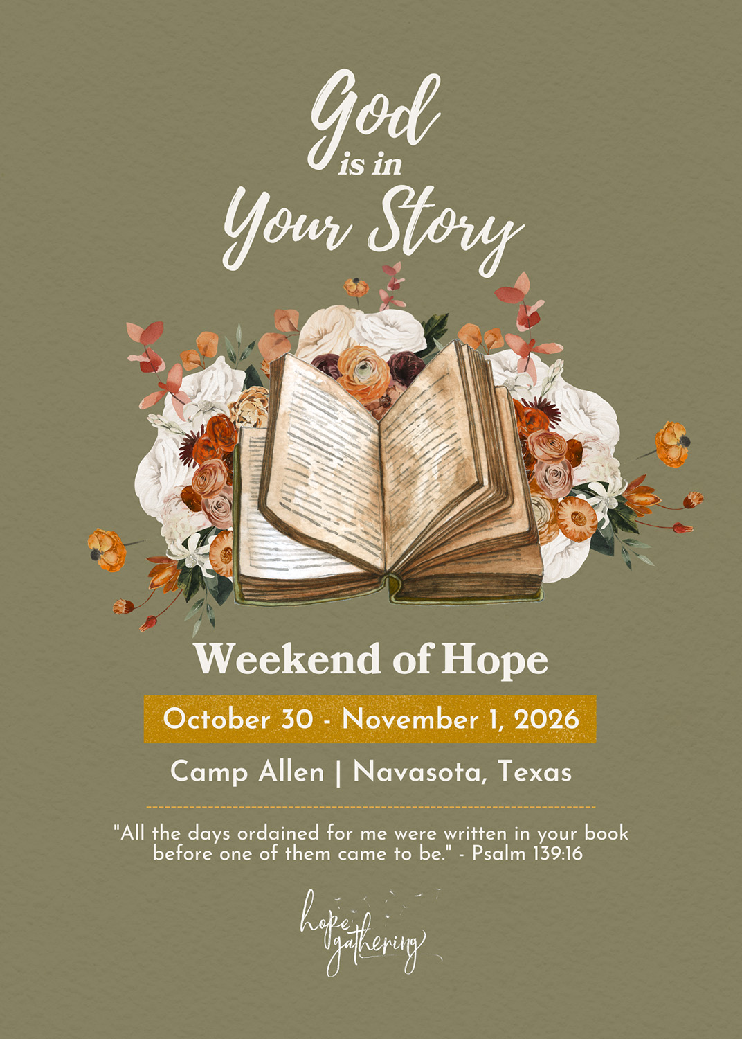 Weekend of Hope God is in Your Story