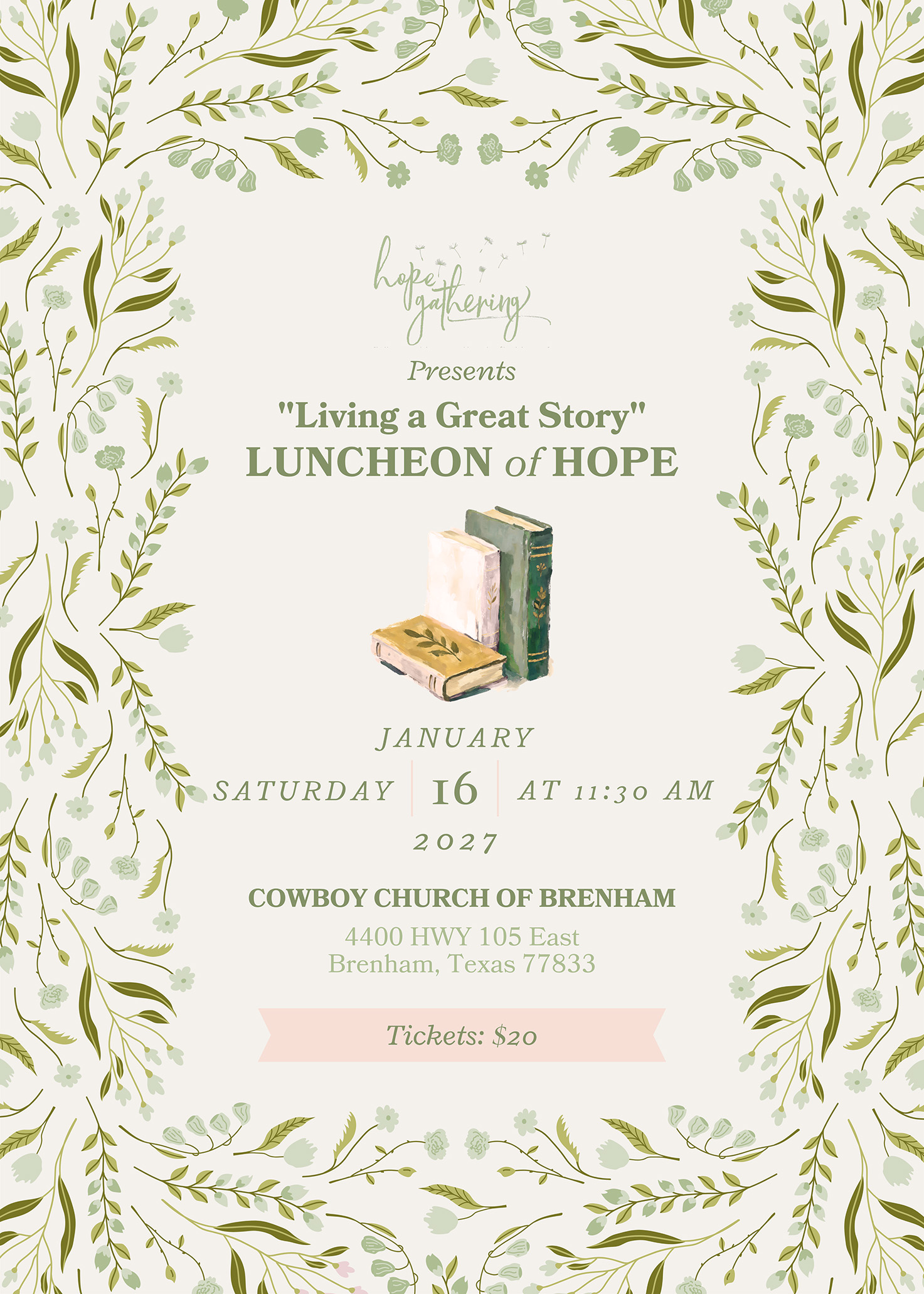 Luncheon of Hope 2027 Invitation